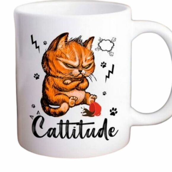 Coffee Mug, Cattitude  - Picture 1 of 1